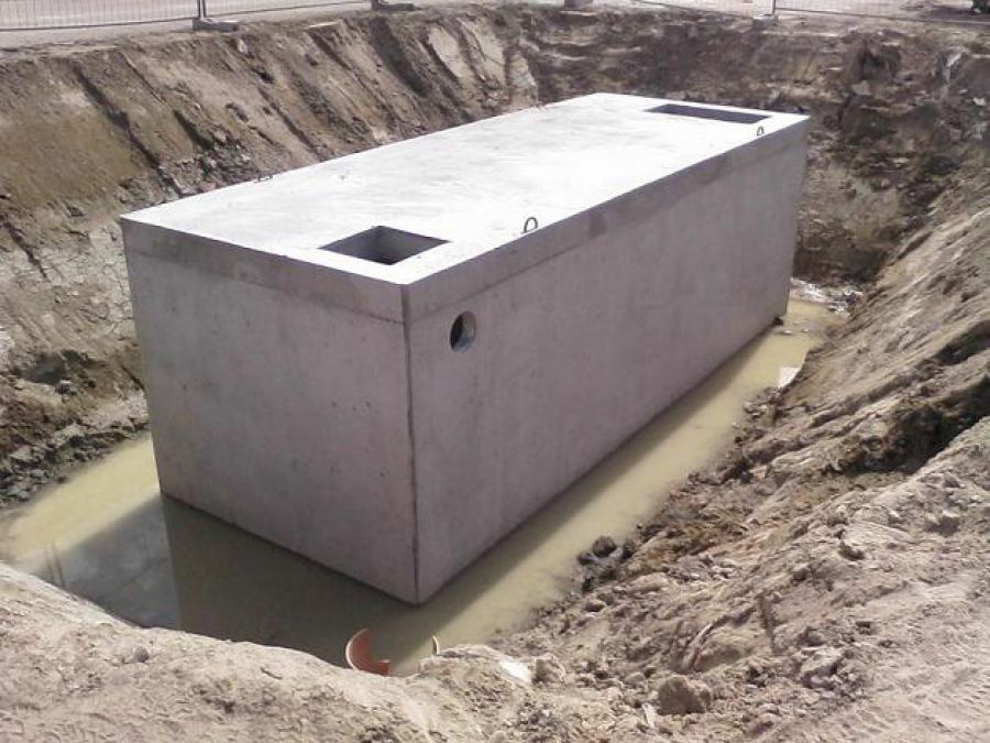 riserva idrica in cemento cav